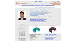 Desktop Screenshot of kenjishimada.net